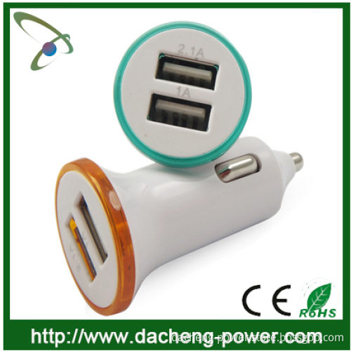 5V 2.1A cigarette lighter usb car battery charger for Ipad Samsung